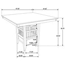 Jaden 5 Pc Counter Height Dining Sets