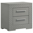 Ives 4 & 5 Piece Bedroom Set E.king & Queen White & Grey