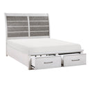 Ambrose California King & Eastern King Platform Bed with Footboard Storage