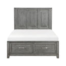 Garretson Full Platform Bed with Footboard Storage image