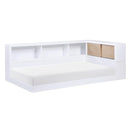 B2012BCT-1BC - (4) Twin Bookcase Corner Bed