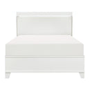 Kerren Queen Platform Bed in White 1678W-1