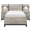 Zephyr 5pc Set Twin Wall Bed (TB+2NS+2NS-P)