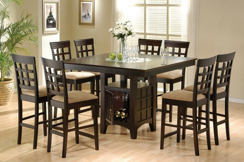 Gabriel 9-piece Square Counter Height Dining Set Cappuccino image