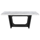 Sherry Rectangular Marble Top Dining Table set