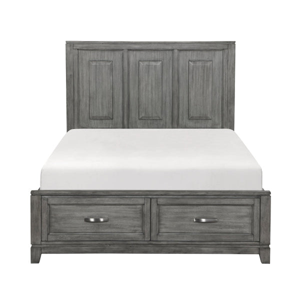 Garretson (3) Queen Platform Bed with Footboard Storage