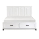 Garretson (3) California King Platform Bed with Footboard Storage