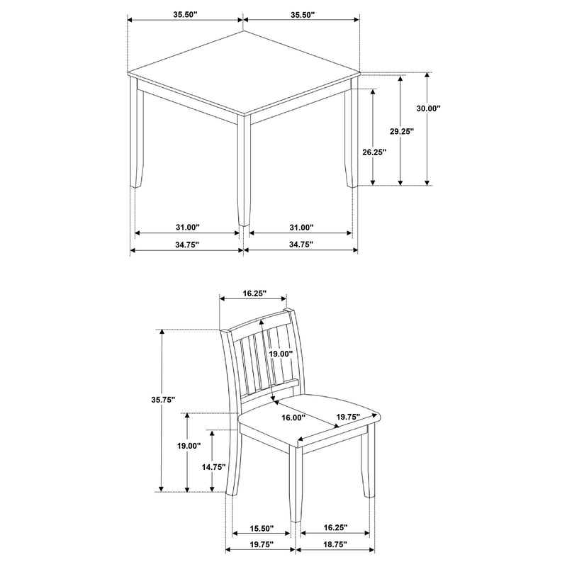 Parkwood 5 Pc Dining Sets
