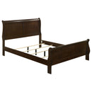 Louis Philippe Sleigh Panel Bed