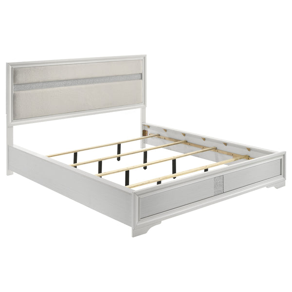 Miranda California King, E.King, Queen, Full, & Twin Bed Black & White