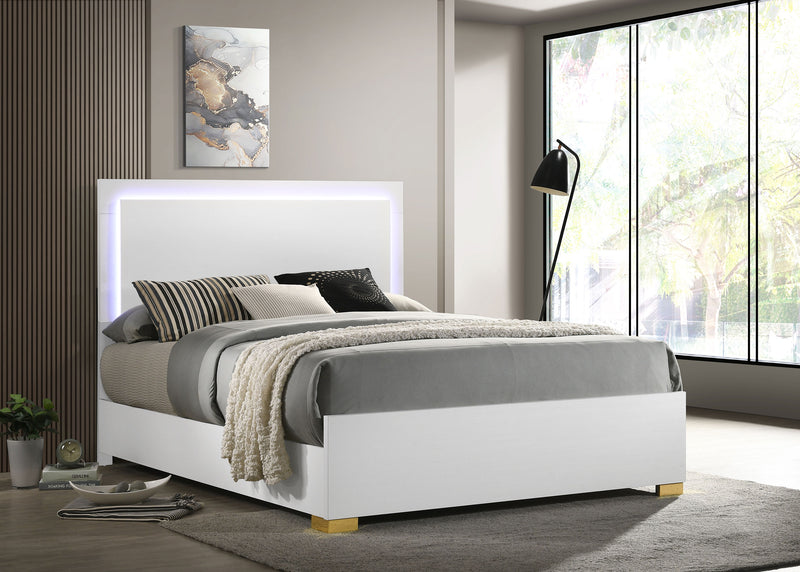 Marceline Beds White & Black Eastren King, Full, Twin, & Queen