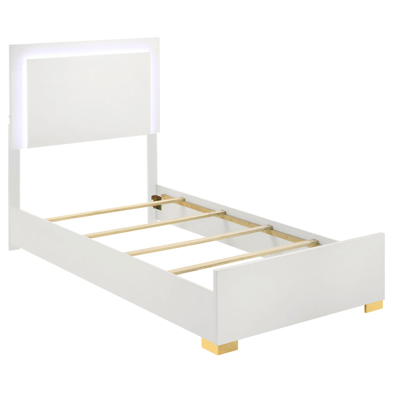 Marceline Beds White & Black Eastren King, Full, Twin, & Queen