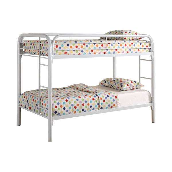 Morgan Twin Over Twin Bunk Bed White image