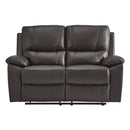 9368BRW-2 - Double Reclining Love Seat