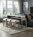 4Pc Pack Counter Height Table Set w/USB Port