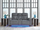 Studio Cave Power Reclining Loveseat with Console