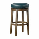 5681GEN-29 - Round Swivel Pub Height Stool, Green