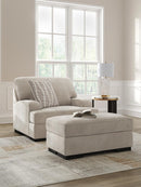 High Profile Chair & Ottoman Living Room Set