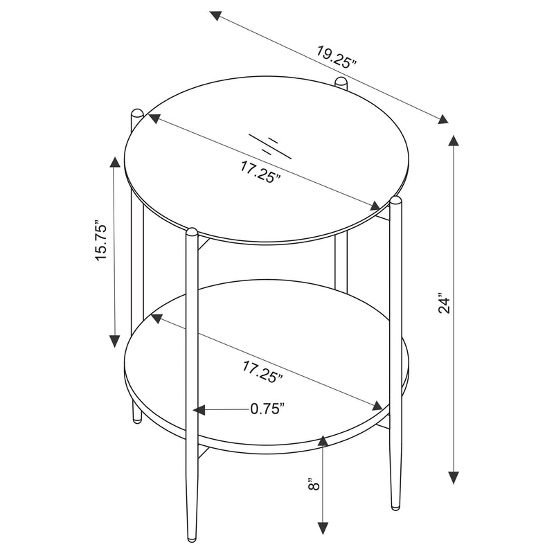 Jonelle End & Side Table