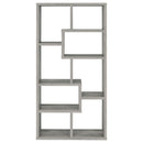 Theo 10-shelf Bookcase Weathered Grey