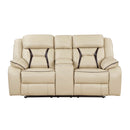 8229NBE-2 - Double Reclining Love Seat with Center Console