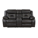 8229NDG-2 - Double Reclining Love Seat with Center Console