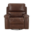 8549BRW-1 - Swivel Glider Reclining Chair