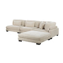 Traverse-(4)4-Piece Modular Sectional with Ottoman image