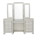 Bevelle-(4) Dressing Table with Mirror image