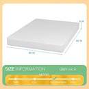 Forsythia 8" Queen Green Tea Gel Memory Foam