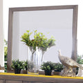 Berenice Mirror Espresso, Beige, & Brown