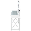 Eliza Makeup Vanity Table with LED Mirror and Stool