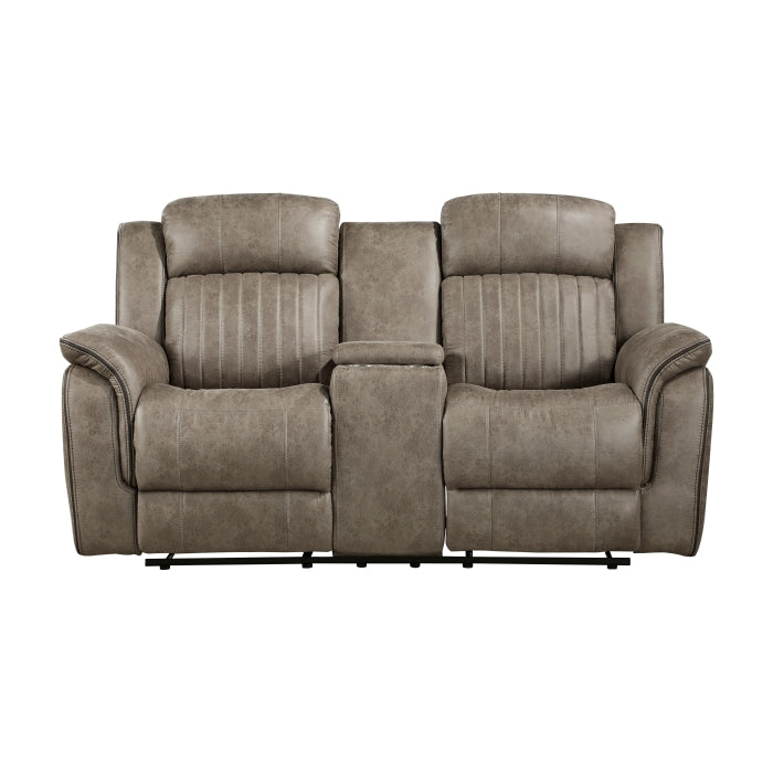 9479SDB-2 - Double Reclining Love Seat with Center Console