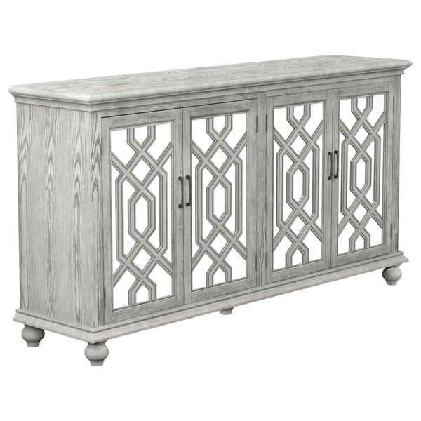 Melanie 4-door Accent Cabinet Antique White image