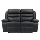 9628BLK-2PW - Power Double Reclining Love Seat