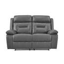 9629DGY-2 - Double Reclining Love Seat