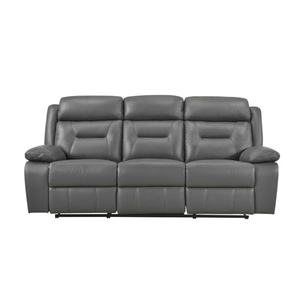 9629DGY-3 - Double Reclining Sofa