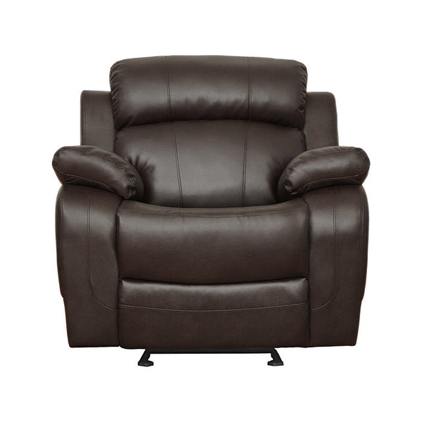 Marille Double Glider Reclining Chair in Brown