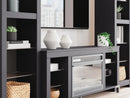 Cayberry Entertainment Center with Electric Fireplace