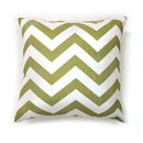 ZOE 18" X 18" Pillow, Green Chevron (2/CTN)