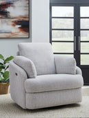 Alainmont Next-Gen Nuvella Swivel Power Recliner