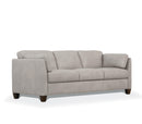 Matias Dusty White Leather Sofa