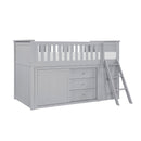 Orion-(5) Low Loft Bunk with Bookcase and Dresser image