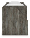 Frandern Loft Bed with Bookcase Storage