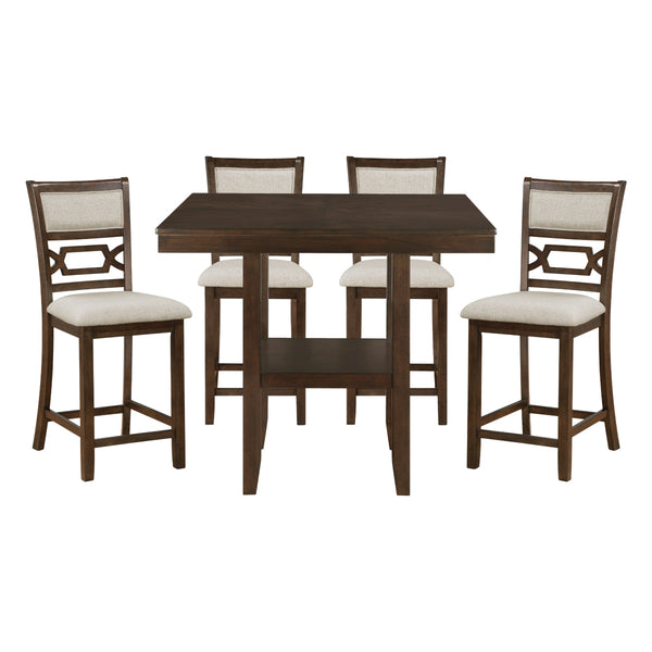 Hutchinson 5-Piece Pack Counter Height Set