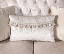 Acapulco White & Espresso Sofa