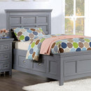 CASTILE Cal.King, E.King, Full, Queen, & Twin Bed, White, Pink, & Grey