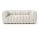AVERSA Loveseat, Black, Gray, & White