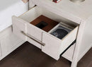 Berenice Espresso Night Stand White, Gray, & Espresso