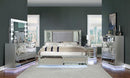 BELLADONNA Cal.King, E.King & Queen Bed, Silver